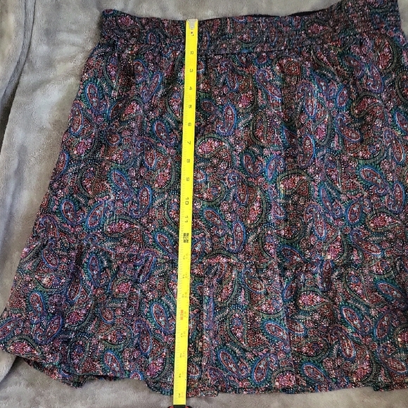 LOFT Paisley Print Women's L Skirt - Picture 2 of 6